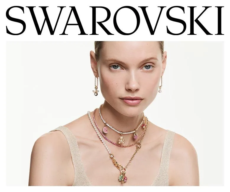 Swarovski gioielli — collane e charm